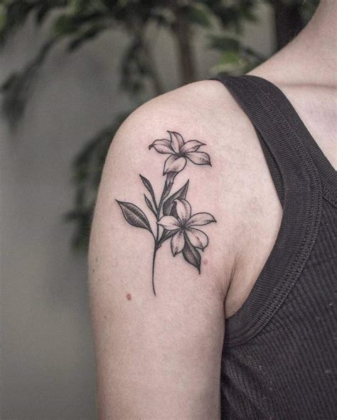 tattoo jazmin flor|101 Best Jasmine Flower Tattoo Ideas You Have To。